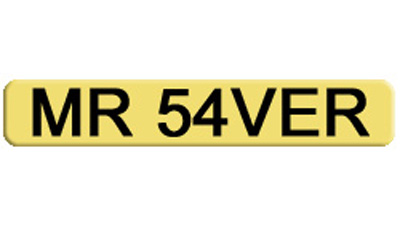 Goalkeeper Footballer Banker or Accountants Private Number Plate MR 54VER