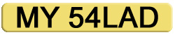 Private Number Plates MY54LAD - MY SALAD