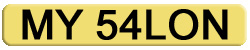 Private Number Plates MY54LON - MY SALON